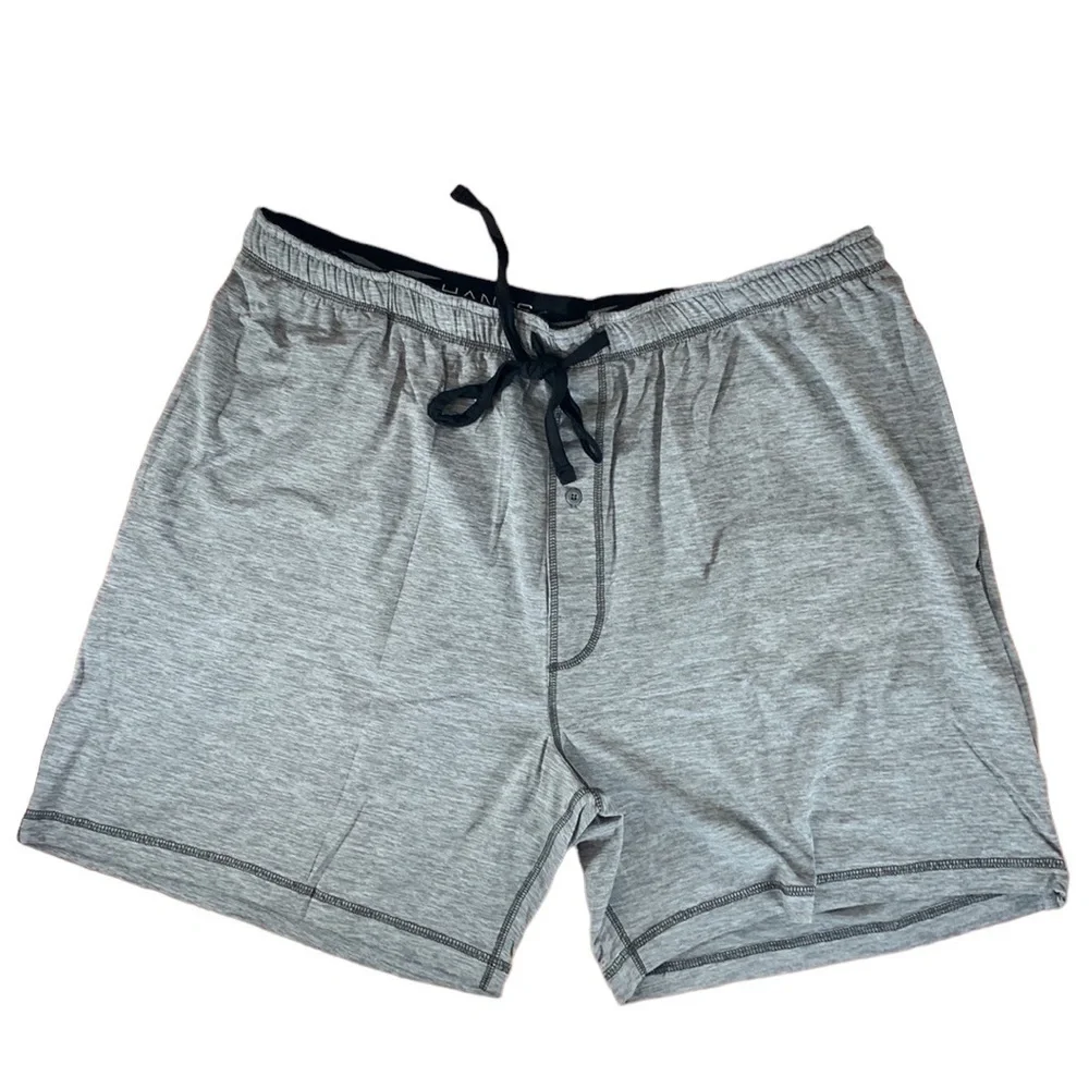 Hanes Men's Big & Tall X-Temp Stretch Jersey Lounge Set Light Grey - XL - Picture 6 of 8